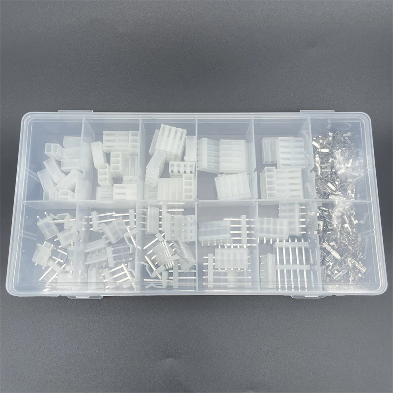 230 pcs 2p3p4p5-pin CH3.96mm pitch terminal kit box outer plastic shell straight pin base connector box