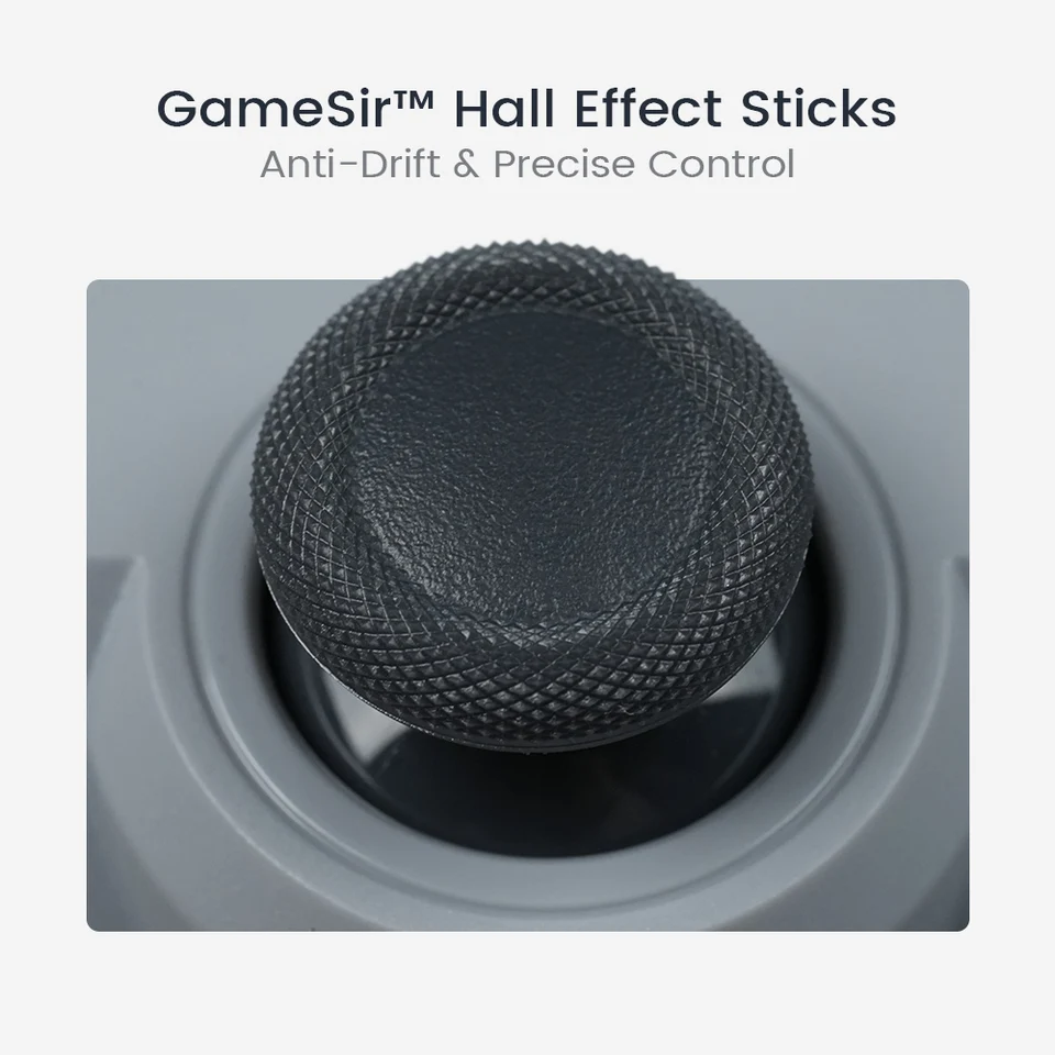 GameSir Tegenaria Lite T3 Lite Control con Cable con Joysticks Hall Effect y Frecuencia de 1000Hz Diseño Retro para PC Switch iOS 6
