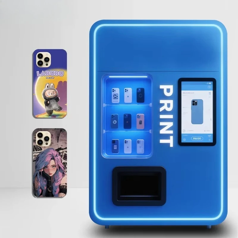 DIY自動販売機（I3200プリンターヘッド搭載）無人セルフサービスUVプリンター 大学キャンパス向け 携帯ケース写真印刷用