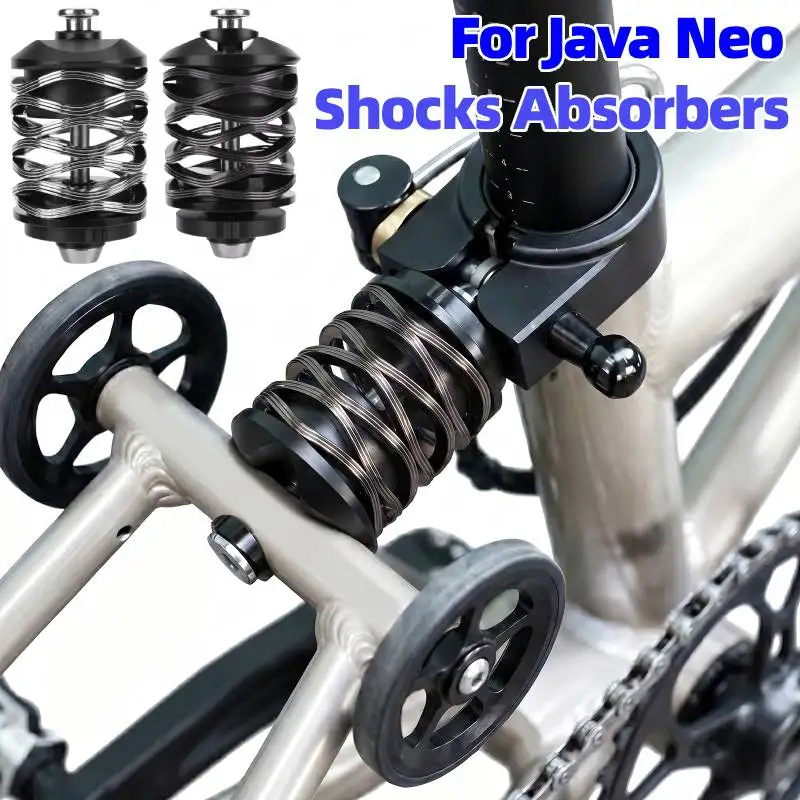 

For Java Neo Foldable Bicycle Shock Absorber Wear Resist Wave Spring Rear Shock Suspension Shox 3 Layer Springs for Commuting