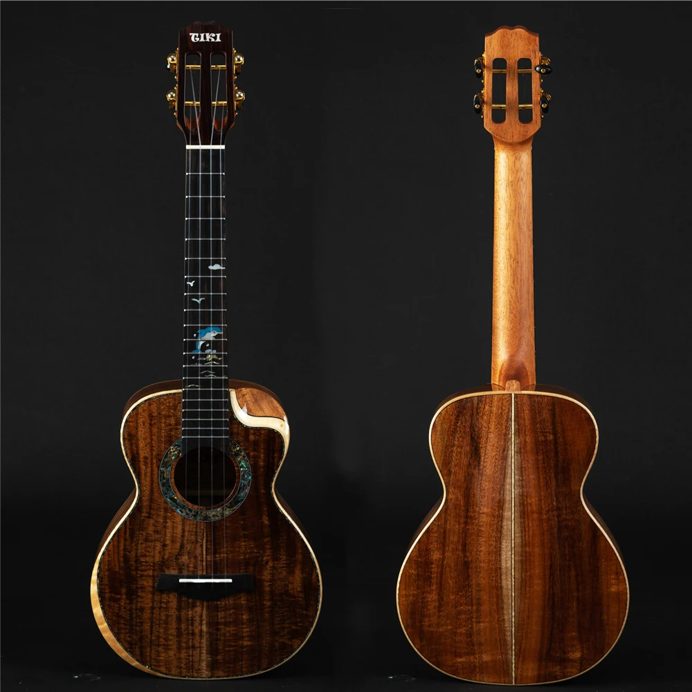 

TIKIS TT03 full solid koa wood ukuleles, tenor size ukuleles