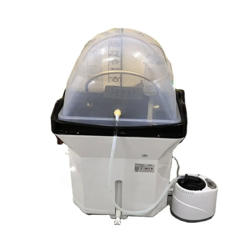 Kisen water circulation head removable head treatment basin for spa equipment beauty beds shampoo bowl sink with heater and tank