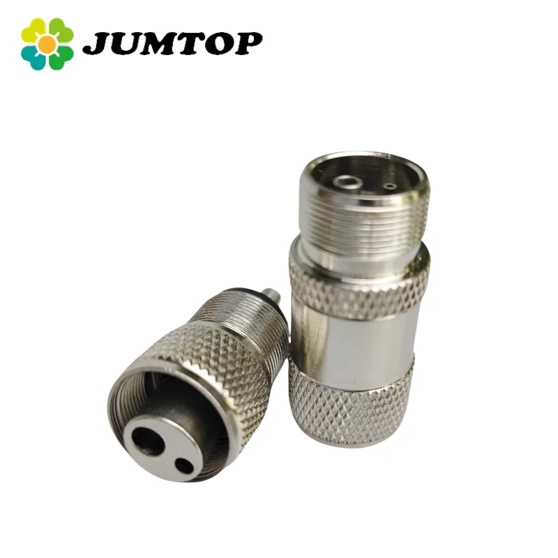 JUMTOP Dental Turbine Handpiece Adapter 4 Holes 2 Holes Changer Connector For High Speed Handpiece Spare Parts Tool