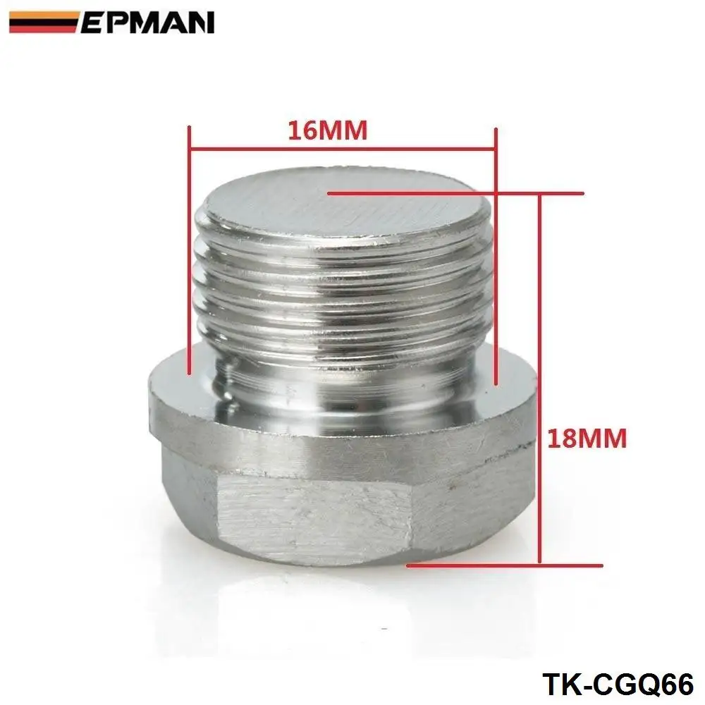 Jdm Performance 18mm Stainless Steel O2 Sensor Ports Plug EP-CGQ66