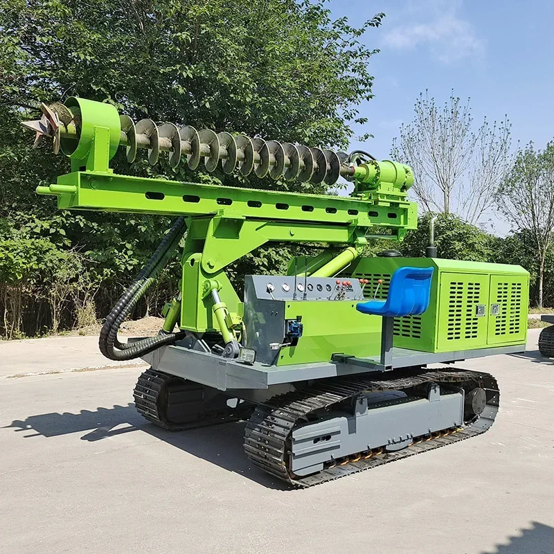 

Crawler Type Hydraulic Static Photovoltaic Pile Driver Bore Pile Drop Hammer Pile Driver Machine Factory for Sale