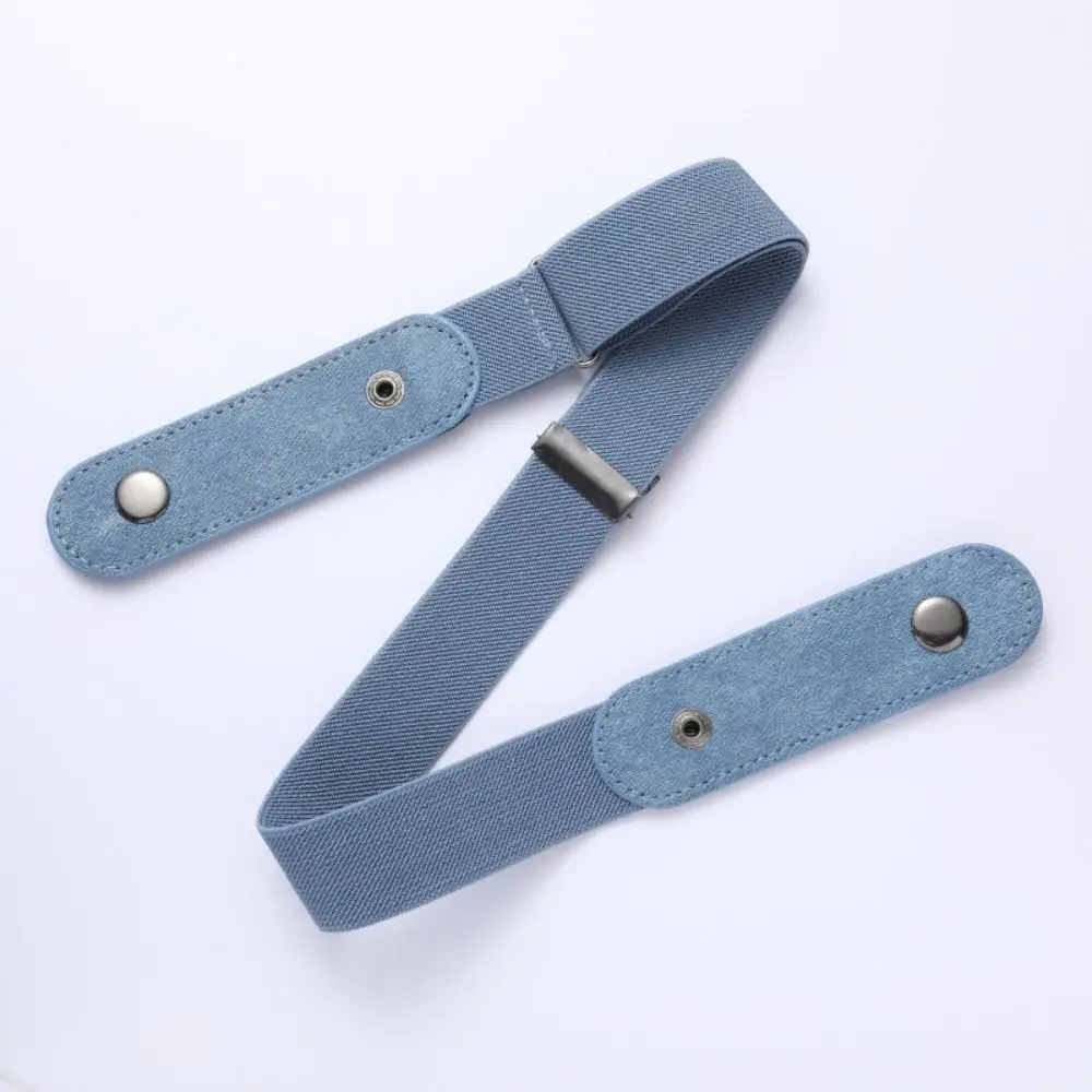 

No Buckle Invisible Belt Without Buckle Elastic Belt Japanese Decoration Stealth Buckle Free Belt Black Traceless Pants