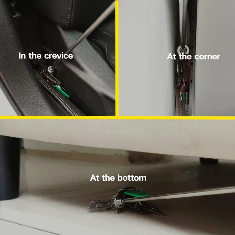 1.5LB~20LB Telescoping Magnetic Pick Up Tool Extend 495~795mm Telescopic Magnet Stick Wand For Sink Drains Mechanic Automotive