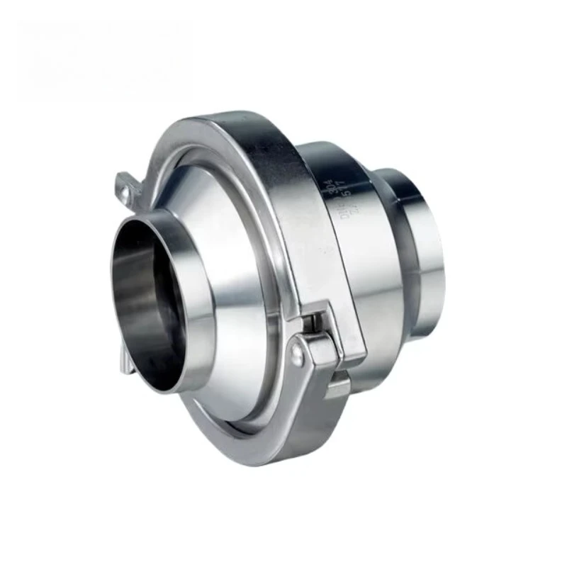 صمام فحص الصرف الصحي الصحي الصحي من الفولاذ المقاوم للصدأ الملحوم من جانب واحد Ss316l لصناعة الزيت والغاز