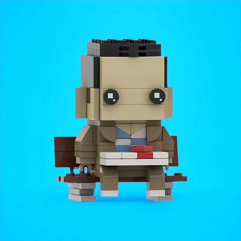 

MOC Popular Funny TV Drama Figures Motivational Men Cartoon Doll Building Block Model Children's Toys Birthday Gift