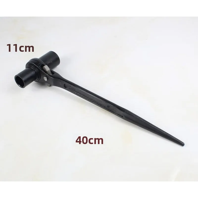Pointed Tail Quick Ratchet Wrench Shelf Two-way Sleeve Automatic Wrench Barb Tool 24-30 Extended
