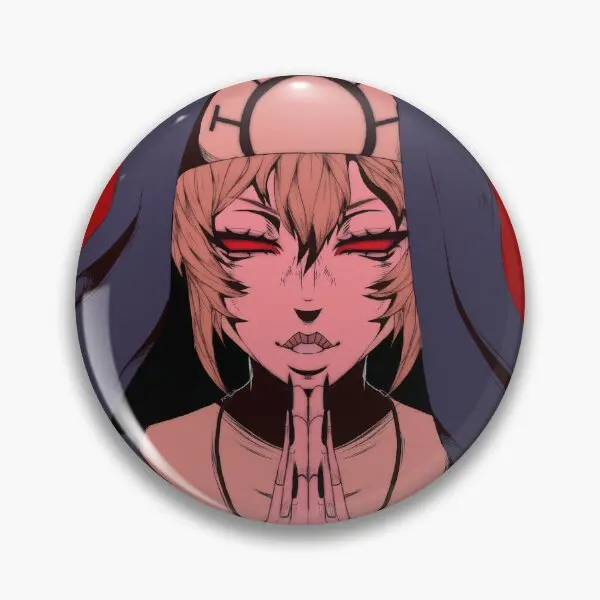 더블 Skullgirls 소프트 버튼 핀 귀여운 배지 선물 브로치 장식 여성 만화 애호가 옷깃 핀 재미 있은 모자 칼라 쥬얼리 의류
