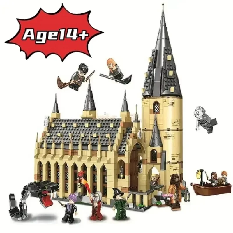 

in Stock 75954 Compatible Castle Building Block Set Movie Style DIY Building Block Set, Movie Style Educational Toy Gift