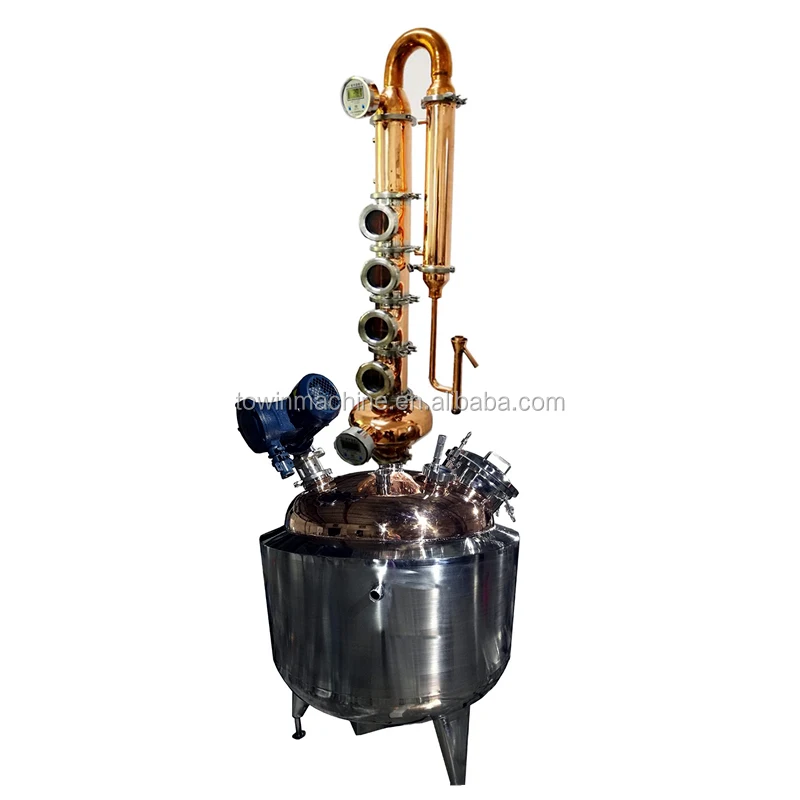 50L 100L 200L copper distiller boiler whisky wine Gin Vodka Home Alcohol Distillation