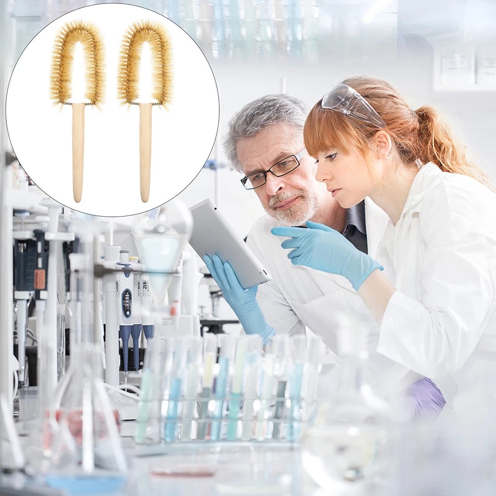 5 Pcs Beaker Cleaning Brush Reusable Easy Wash Laboratory Bottle Glass Cup Science Lab Equipment Teaching Supplies