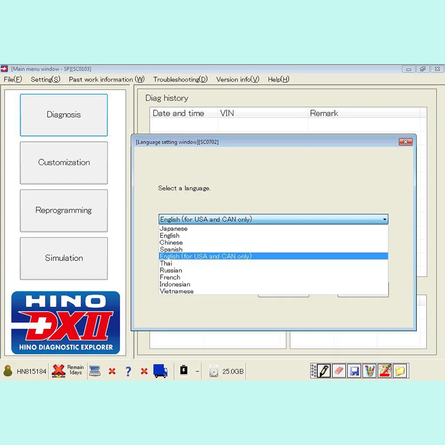 2022 for Hino DX2 V1.1.22 for Hino Diagnostic EXplorer 2 + Troubleshootings Database + Keygen + Video + Nitro