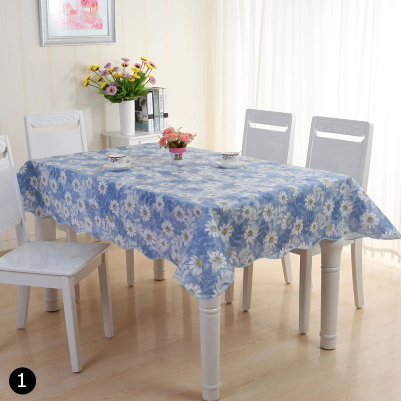 152x106CM Table Cloth Waterproof Rectangular Square Garden Table Cover Stain Tablecloth Oilcloth Mantel Mesa Impermeable Tapete