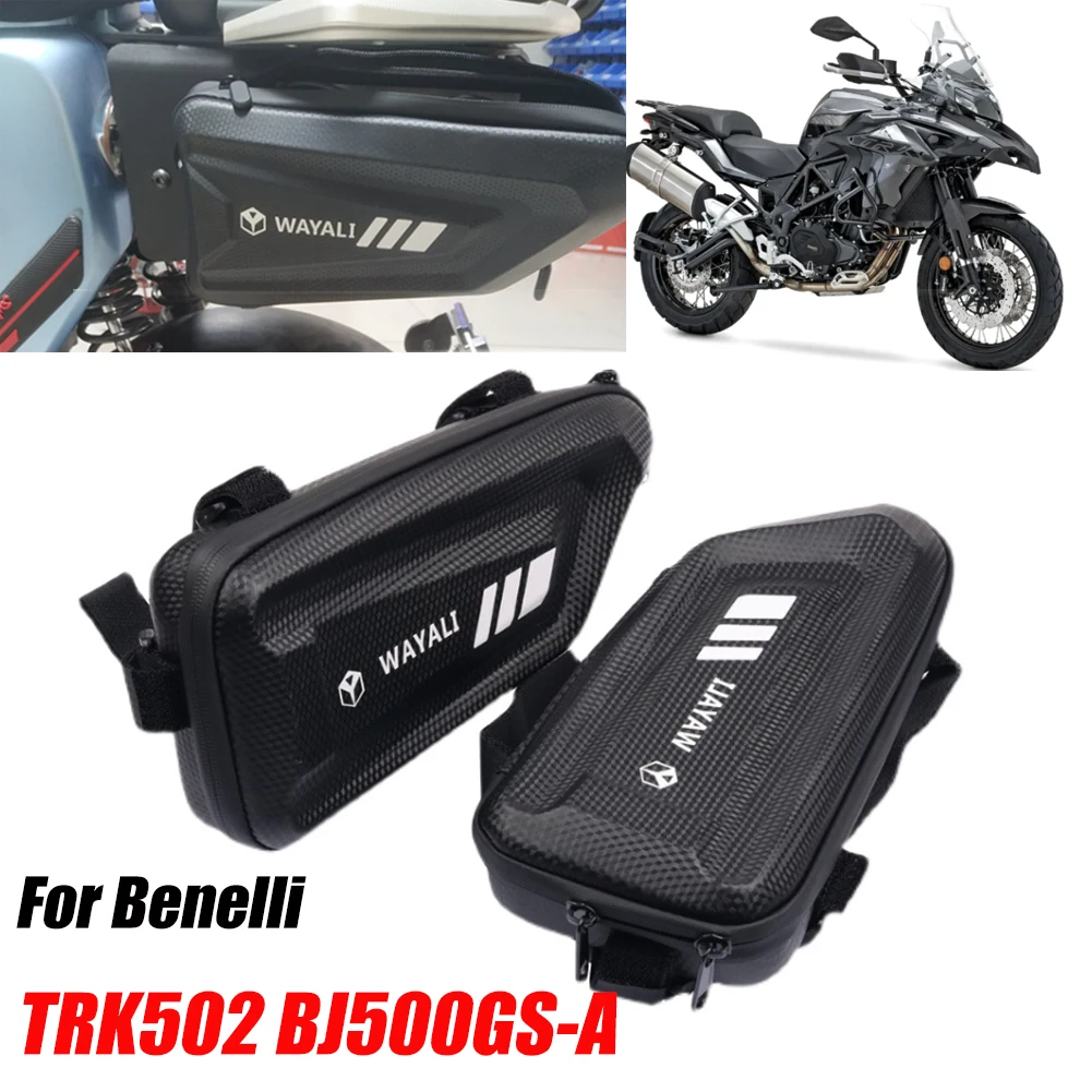 

Motorcycle Modified Side Hanging Tool Bags Frame Storage Bag For Benelli TRK502 502X 502C TNT125 135 300 600 Waterproof Sidebag