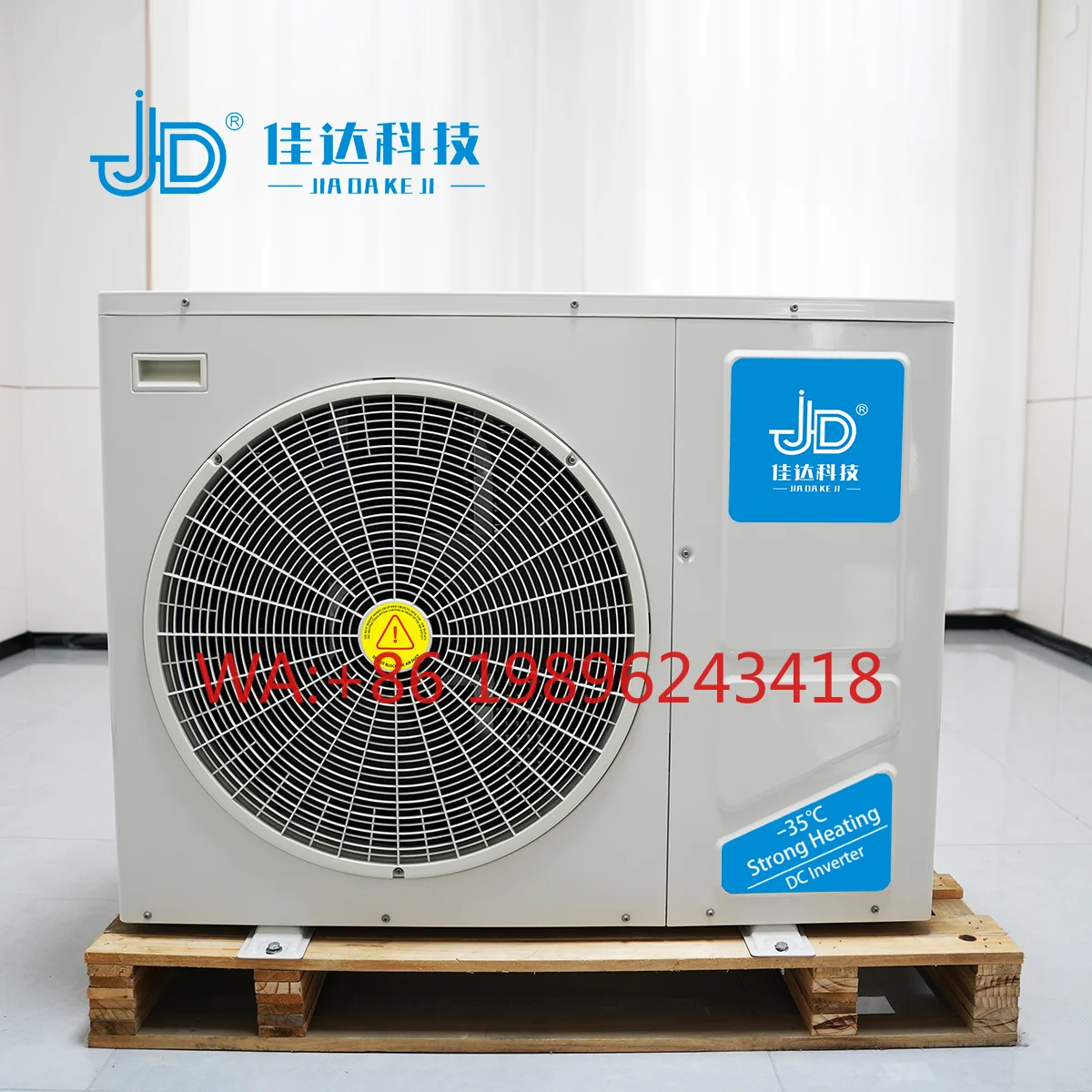 

14kW Solar-Powered High Efficiency Direct Drive Pool Water Heater DC Inverter Air Water Heat Pump R32 Metal Household
