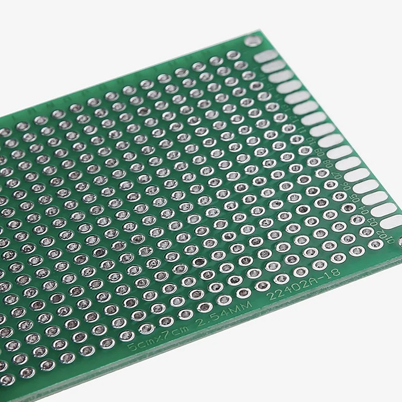 25PCS PCB Prototype Board Circuit Protoboard Universial Double Side Prototype Diy Pcb Kit 4X6cm 5X7cm 3X7cm 2X8cm 7x9cm Mixed