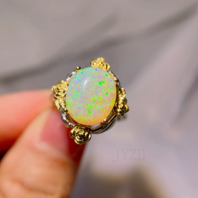 Dream gem Opal ring 925 silver yearning beautiful love release repression exudes charm