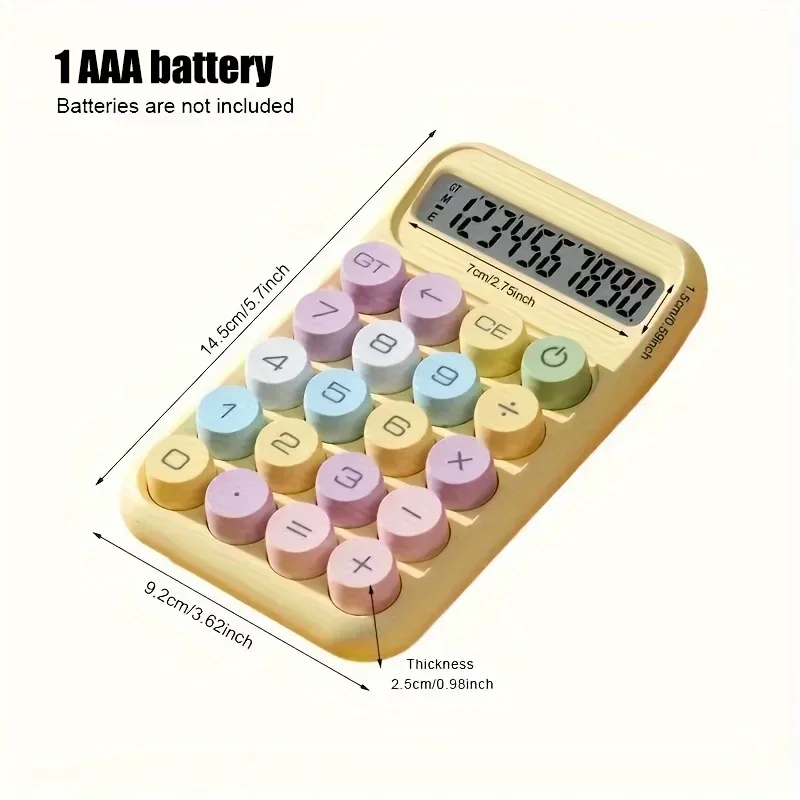 1PC new 819 high value small fresh calculator 10 digit dopamine calculator student office calculator