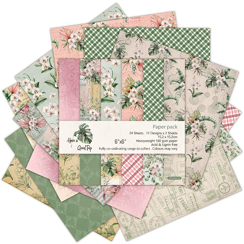 W różnym stylu 12 arkuszy Scrapbooking Pack papieru Origami papier fotograficzny w tle tworzenie kartek album do scrapbookingu DIY prace ręczne z