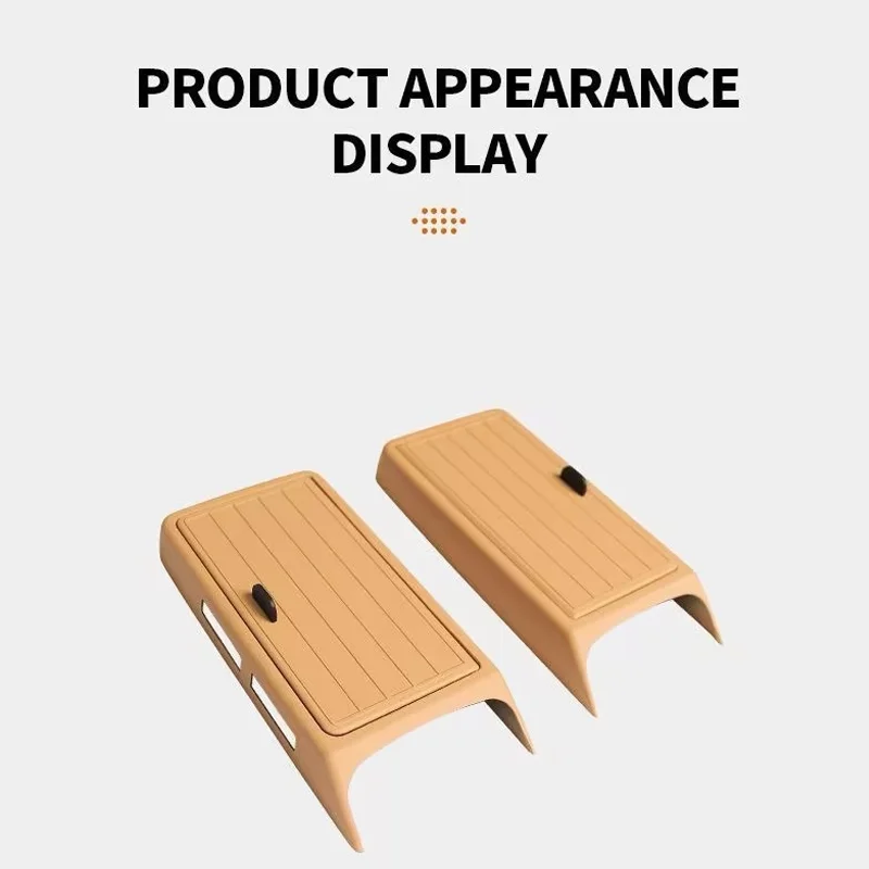 For Denza D9 2024 2025 2Pcs Car Second Row Seat Armrest Screen Frame Protective Cover Protector Interior Stickers Accessories