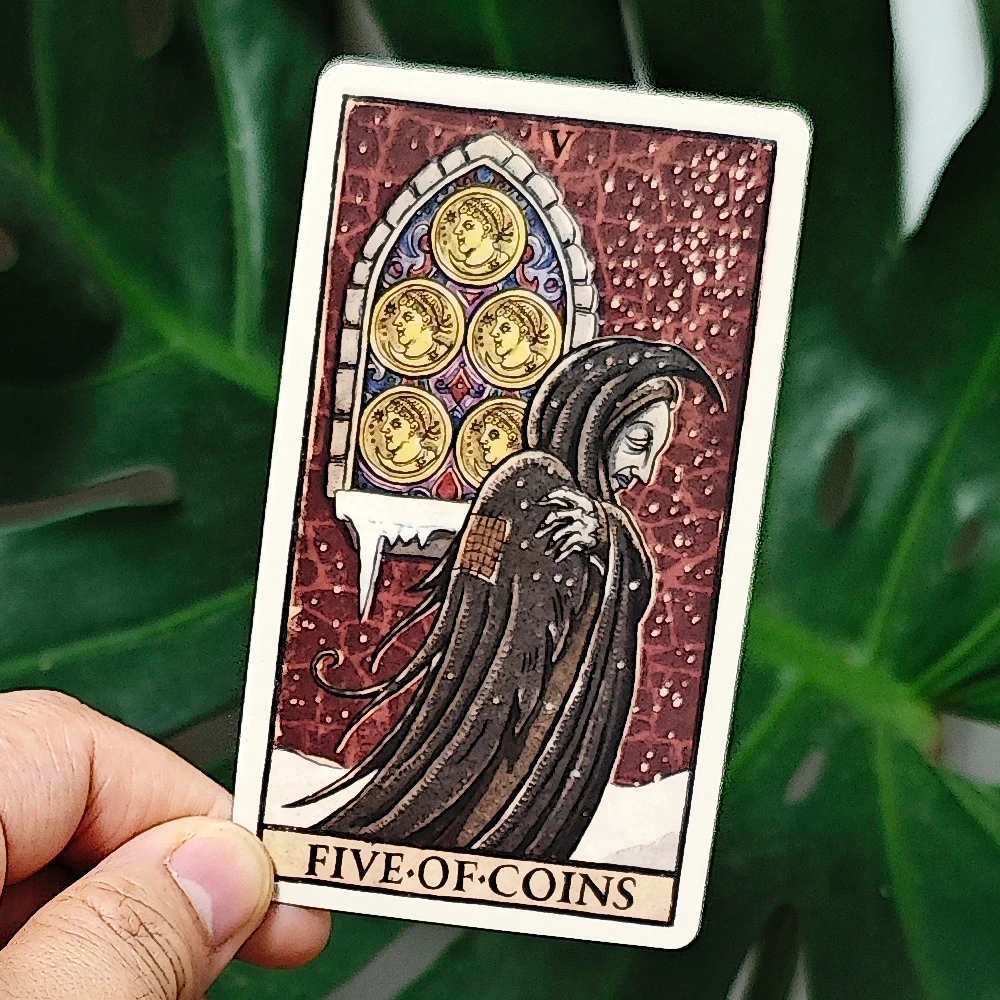 

Trionfi Della Luna Tarot - 10.3*6cm - Fully Illustrated 78-card Tarot Deck Inspired By Marseilles Style Tarot