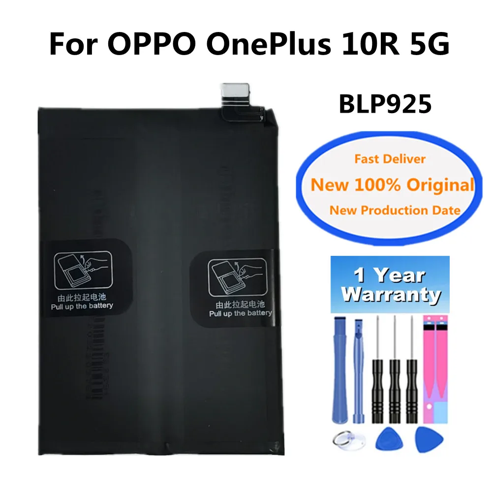 

BLP925 Original Battery For OnePlus Nord 3 1+ 10R 5000mAh High Capacity Phone Batteries + Free Tools