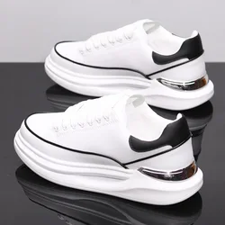 New Couple's Small White Shoes Men's Shoes Women Sports Shoes Men's Sneakers Increased Height Inside Casual Sports Shoes
