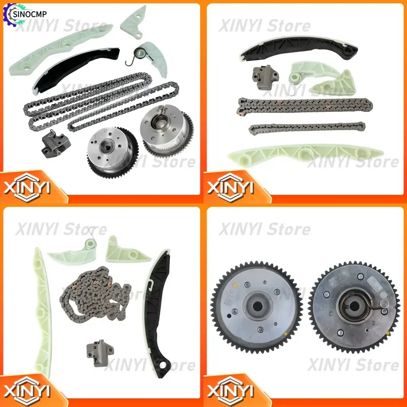 Timing Chain Kit and Camshaft Phaser 2432125000 2447125001 for Mitsubishi Lancer Outlander KIA Forte Hyundai Tucson Genesis