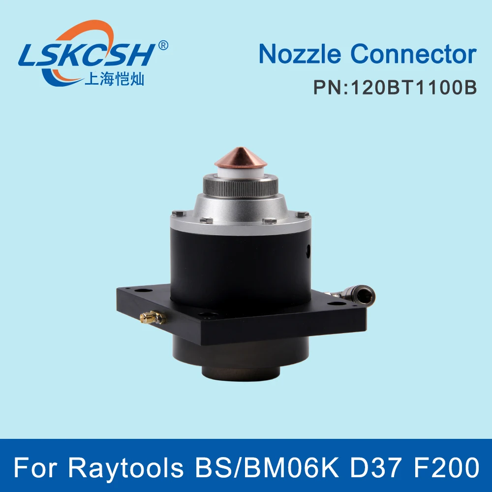 

LSKCSH Raytools BM06K D37 F200 120BT1100B 120BT0500B Head Connector Nozzle Connection TRA Plane For BM06K Laser Head