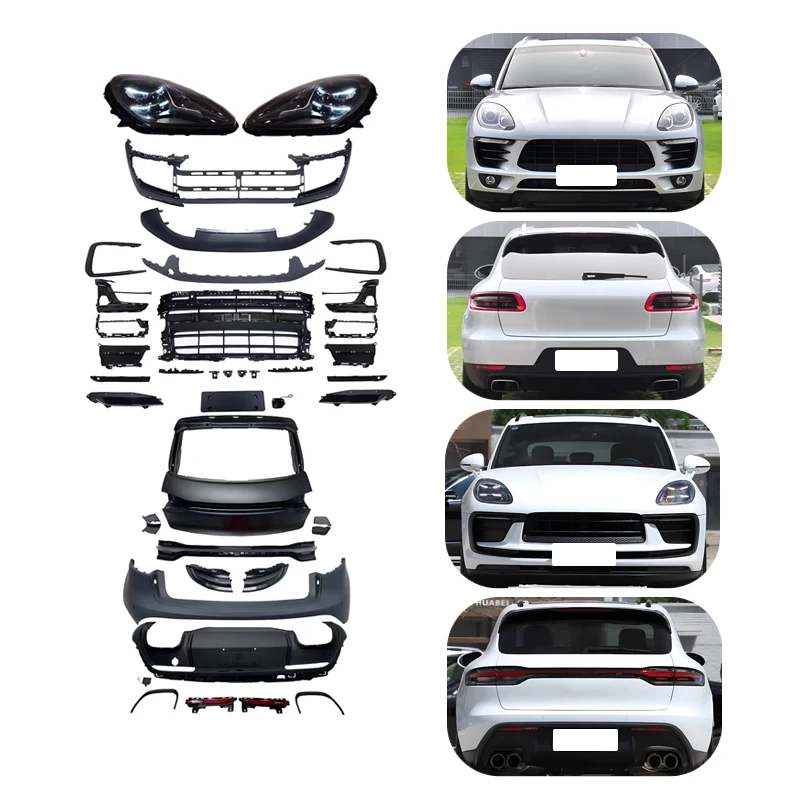 For Porsche Macan 2014-2017 95b 95B.1 95 B.2 Upgrade 2024 95B.3 Body Kit Through Taillight Laser Headlight Plug and Play
