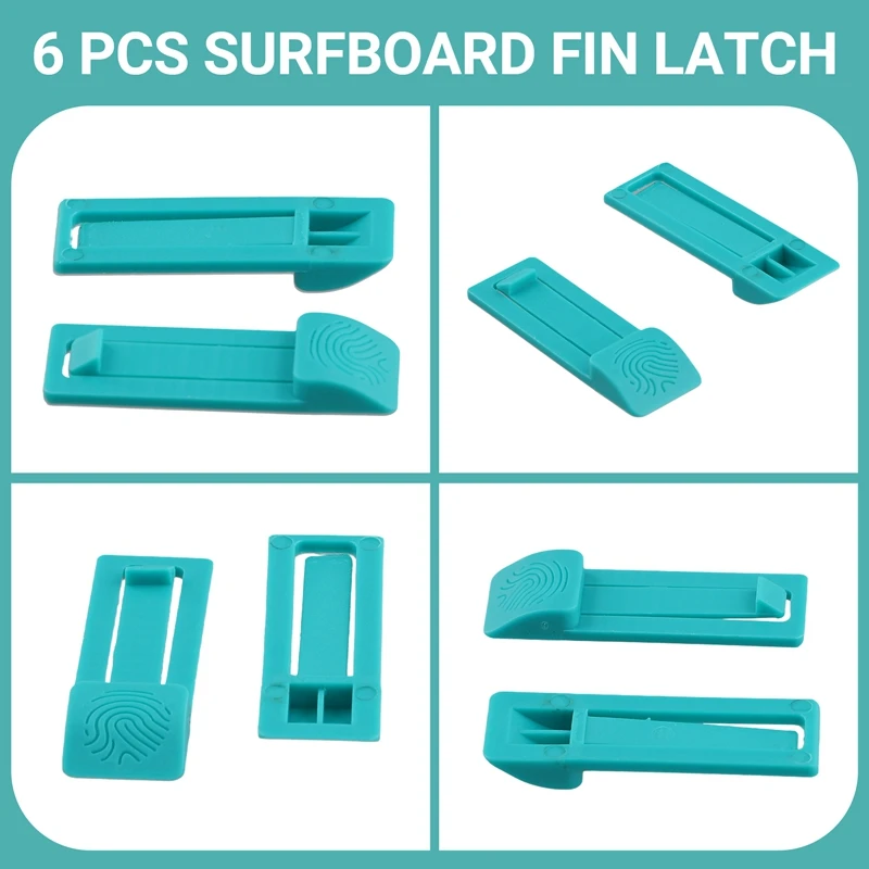 6Pcs High Quality Surfboard Fin Bracket Fin Base Pin Fin Holder Surfboard Accessories Fin Bracket