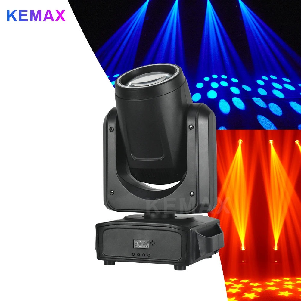 

200 Вт Мини-луч с подвижной головкой DMX512 DJ Мобильная головка Дискотека Вечеринка Вращающаяся 18 Призма 7 цветов Сценическое освещение для свадебного клуба