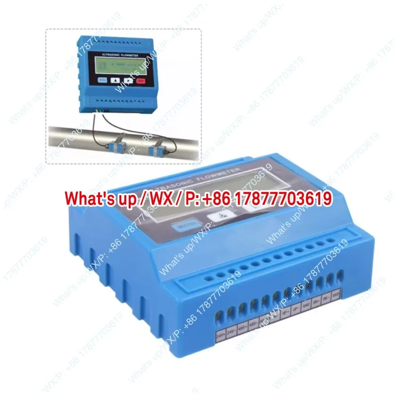 TUF-2000M Fuel Ultrasonic Flow Meter Dn10 Cheap Fuel Flow Meter Analog Clamp on Modbus Bracket