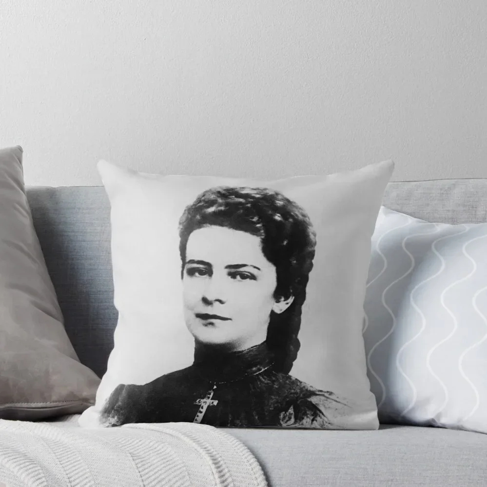 Empress Elisabeth of Austria Portrait Throw Pillow Luxury Living Room Decorative Cushions christmas pillow case pillow