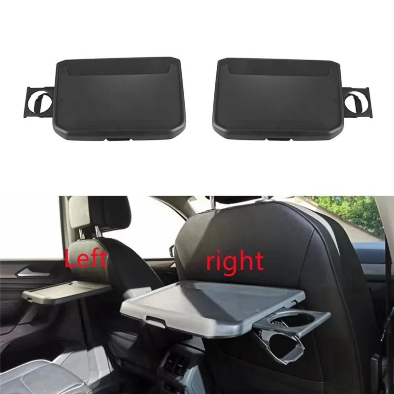 

Car Interior Rear Seat Folding Cup Holder Table 5TD881862 5TD881861 For VW Touran L 2016-2023