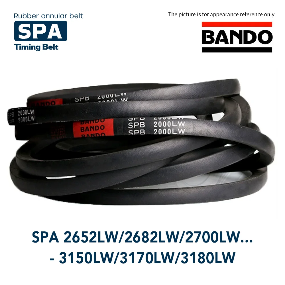 BANDO SPA SECTION 13mm*10MM V BELT SPA 2652LW/2682LW/2700LW/2732LW/2750LW/2757W/2782LW/2800LW/2832LW/2840LW....SPA 3170LW/3180LW