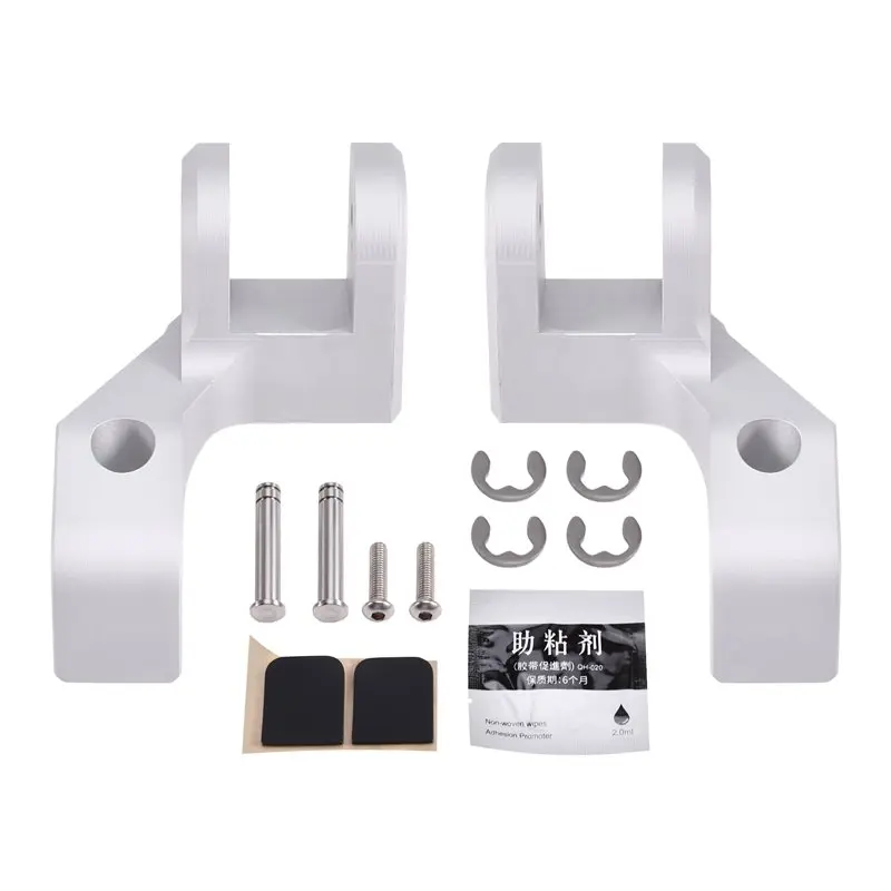 Well Motorcycle For BMW R1300R R 1300 RS R 2025 2026 Passenger Footrest Lowering Kit Rear Pedals Adjustment Sliver