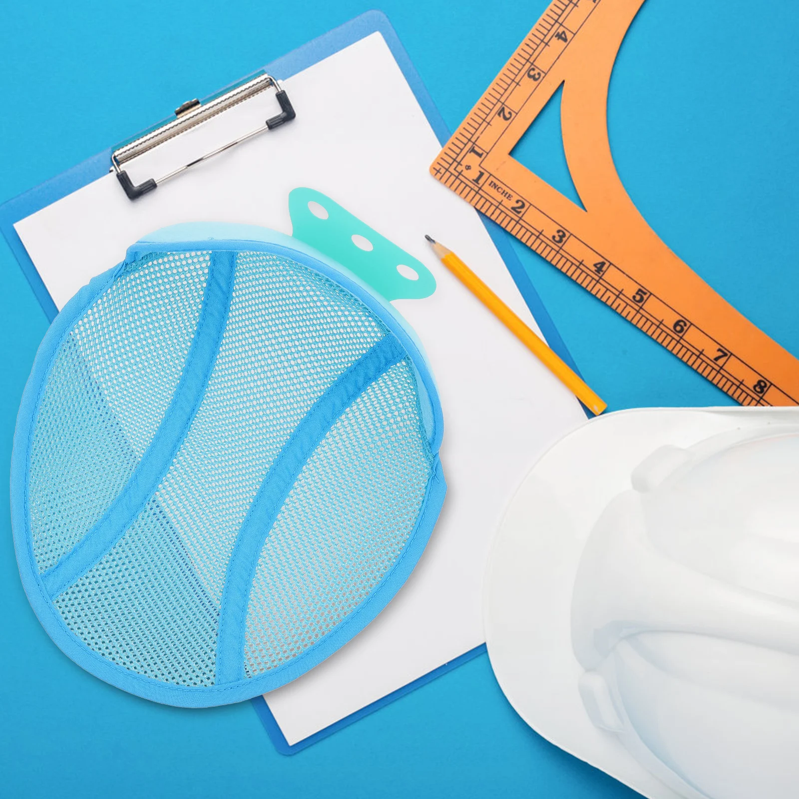 

Hard Hat Liner Safety Insert Sky Blue Cooling Pad Sweatband Sweat Proof Breathable Absorbent Helmets Accessories