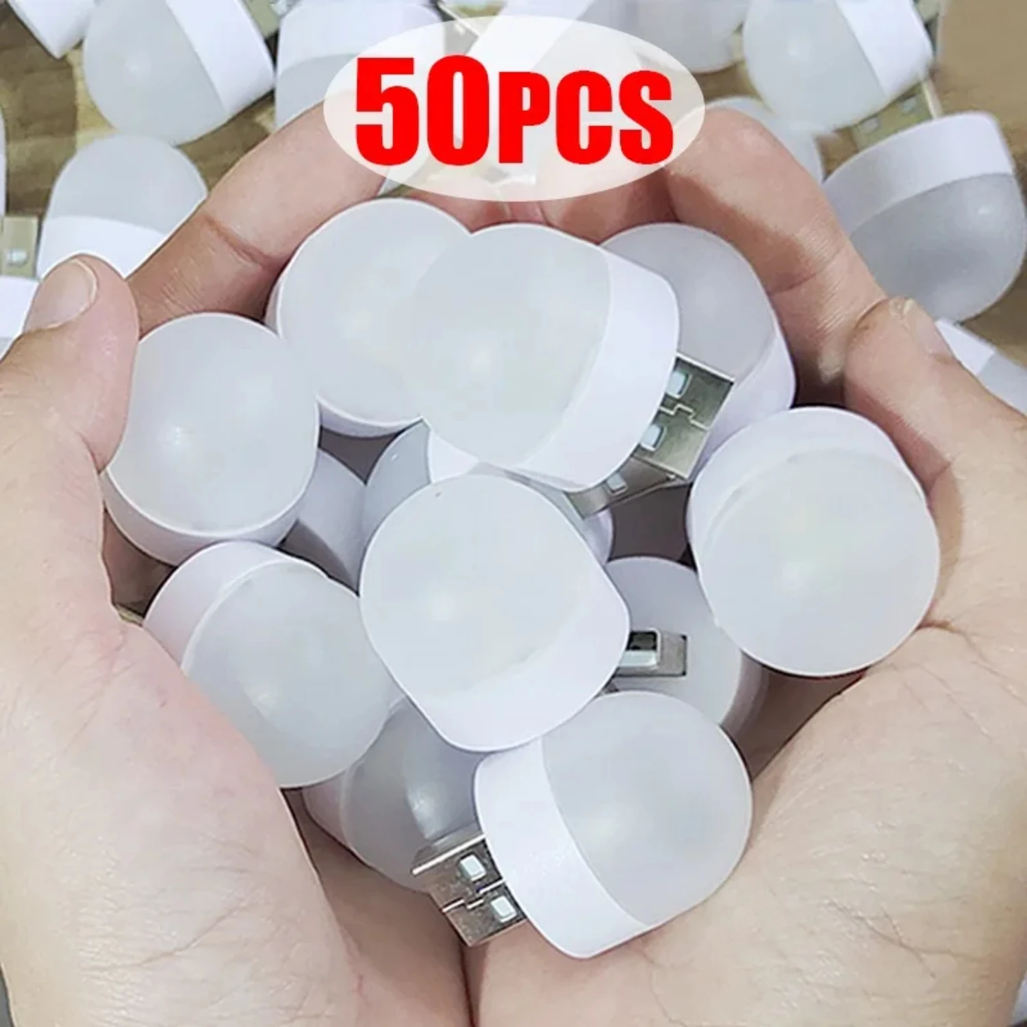 Warm White LED Wholesale Mini USB Night Lights - Eye Protection Reading Light - USB Plug Charging - Effective Illumination Solut