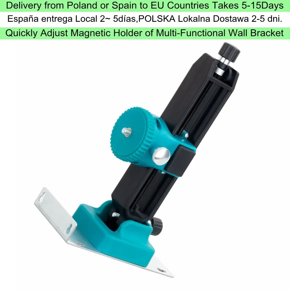

KaiTian Line Laser Bracket Super Powerful Features Adjustable Hanging Holder Strong Magnet Wall Bracket for 1/4" Laser Level 360