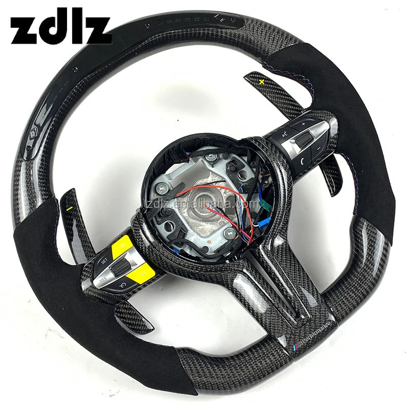 auto parts carbon fiber LED steering wheel For F10 steering wheel fit X1 X2 X3 X4 X5 X6 M2 M3 M4 M5 M6 F20 F30 steering wheel