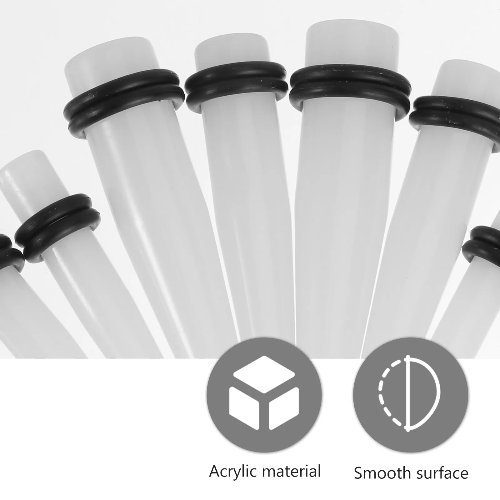 

50Pcs Ear Piercing Jewelry Premium Acrylic Material Safe Skin Friendly Creative Ear Decor for Everyday Fashion Use