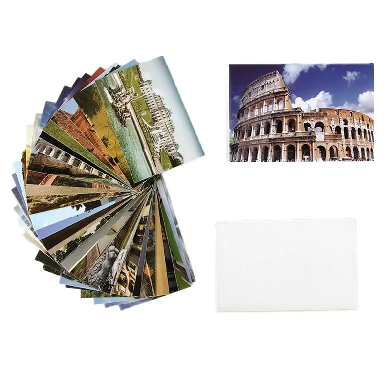 30 Sheets/Set Travel All Over The World Lomo Card Mini Postcard DIY Greeting Message Cards Birthday Gift Card