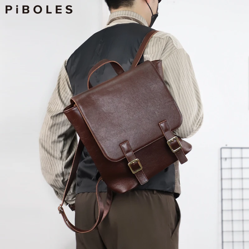 

Vintage Genuine Leather Backpack Women Real Cow Leather Bagpack Solid Color Ladies Soft Cowhide Double Shoulder Bag