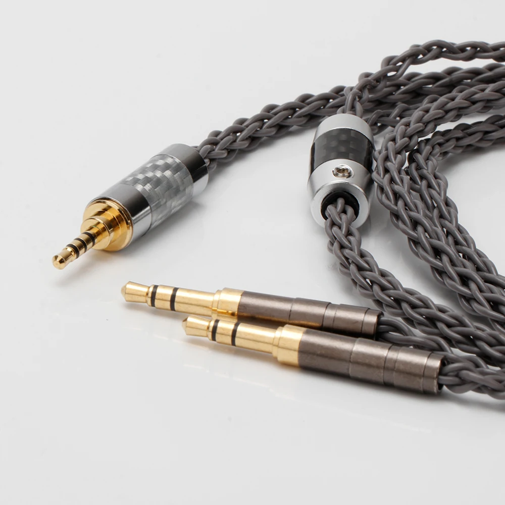 7N OCC كابل سماعة الرأس 4.4 مللي متر 4 دبوس Xlr 2.5 مللي متر سماعة أذن كابل ل 3.5 Hifiman Ananda sundara HE1000se HE6se he400 Z7M2