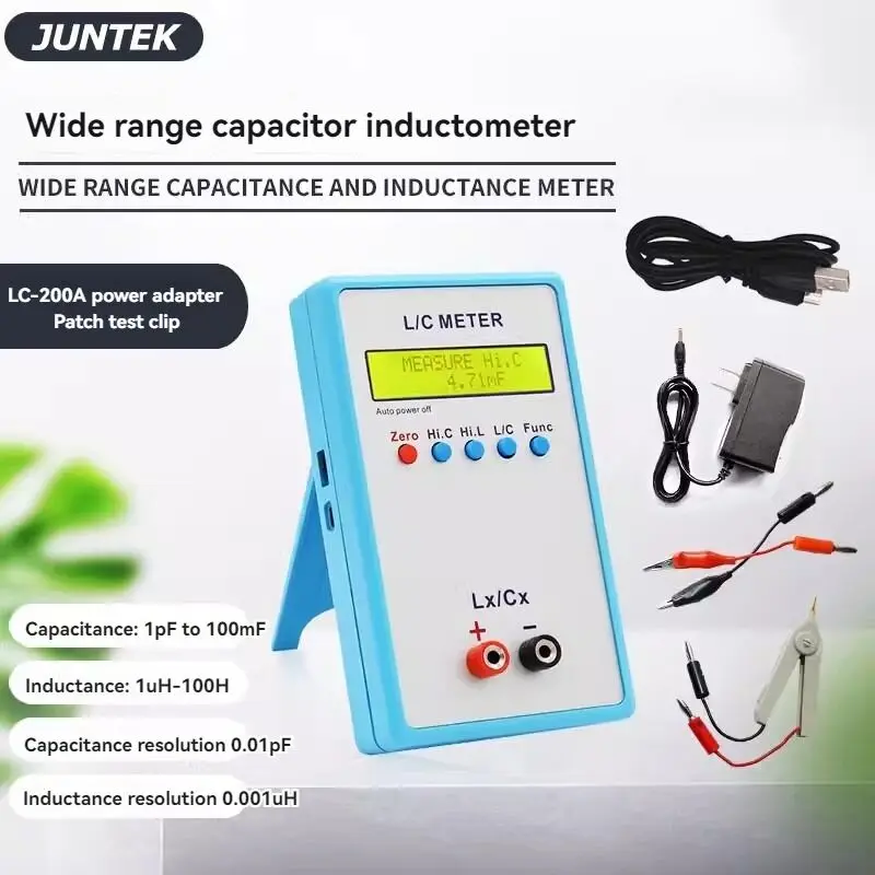 LC200A Handheld L/C Meter Inductance Capacitance Meter Tester Digital Multimeter