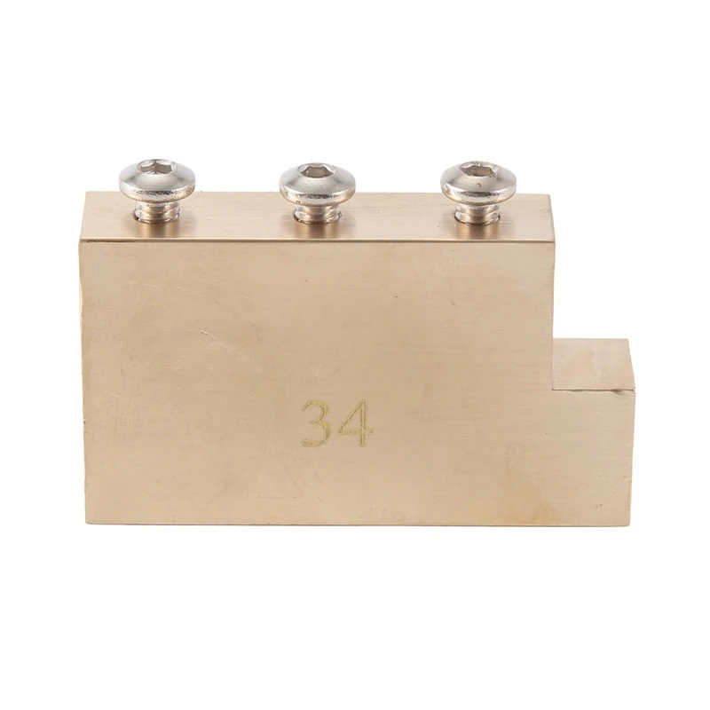 Solid L Shape Tremolo Brass Block for Floyd Rose Locking Tremolo Bridge Electric Guitar 34mm